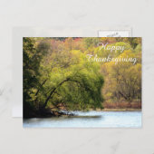 秋美しいNJ – 感謝祭はがき シーズンポストカード (正面/裏面)