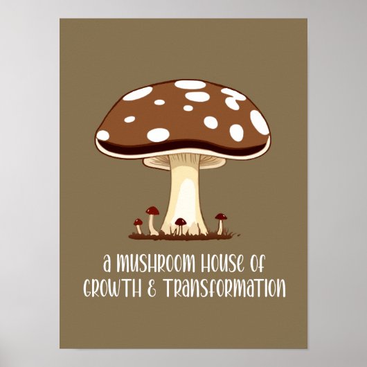 秋美学きのこインスパイアのビブ前向きス ポスター (正面)