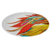 秋羽エレガント形カラフル抽象芸術 カッティングボード (角)