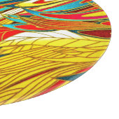 秋羽エレガント形カラフル抽象芸術 カッティングボード (角)