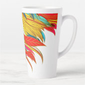 秋羽エレガント形カラフル抽象芸術 カフェラテマグ (右)