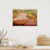 秋耕， 1931年グラントウッド ポスター (キッチン)