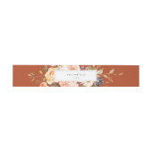 秋自然のフローラ結婚の 招待状ベリーバンド (フラット)