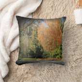 秋自然シーン クッション (ブランケット)