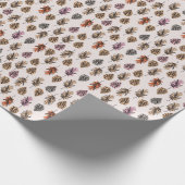 秋自然:トレンディーヴィンテージシームレス。 ラッピングペーパー (角)