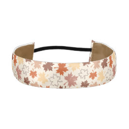 秋自然、秋のメープルリーフ感謝祭の日 アスレチックヘッドバンド