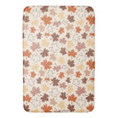 秋自然、秋のメープルリーフ感謝祭の日 バスマット (正面縦)