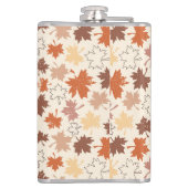 秋自然、秋のメープルリーフ感謝祭の日 フラスク (裏面)
