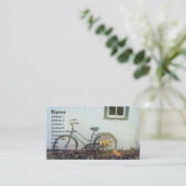 秋自転車 名刺 (スタンド正面)