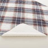 秋色のギンガムエコ綿。  シェルパブランケット (3/4)