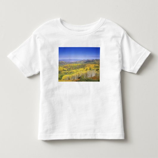 秋色のラウト国有林の近く トドラーTシャツ (正面)