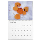 秋色の年カレンダー カレンダー (1月 2026)