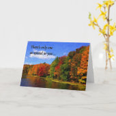 秋色の秋のバースデー・カードのゲイかレズビアン カード (黄色い花)