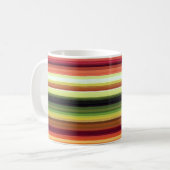 秋色の線 コーヒーマグカップ (正面左)