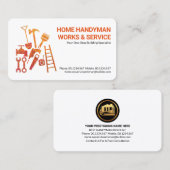 秋色の道具類 名刺 (正面/裏面)