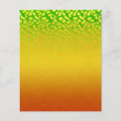 秋色グラデーション消え離れのスクラップブック紙 (正面)