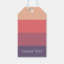 秋色ストライプの色 –  ギフトタグ