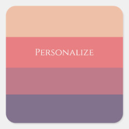 秋色ストライプの色 –  スクエアシール
