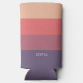 秋色ストライプの色 –  スリム缶クーラー (裏面)