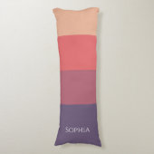 秋色ストライプの色 –  ボディピロー (正面縦)