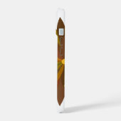 秋色セミサークルフラワー iPhone 15ケース (左側面)