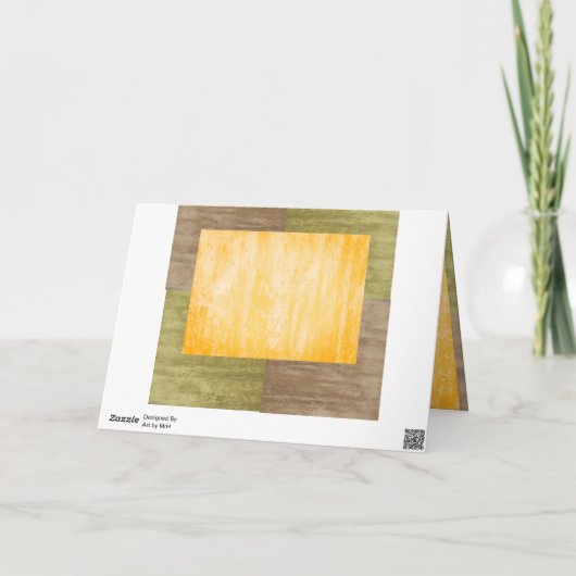 秋色ブロック カード (裏面)