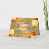 秋色ブロック カード (正面)
