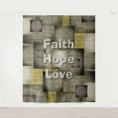 秋色ブロック タペストリー (正面)