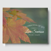 秋色離れのお祝い ゲストブック (正面)