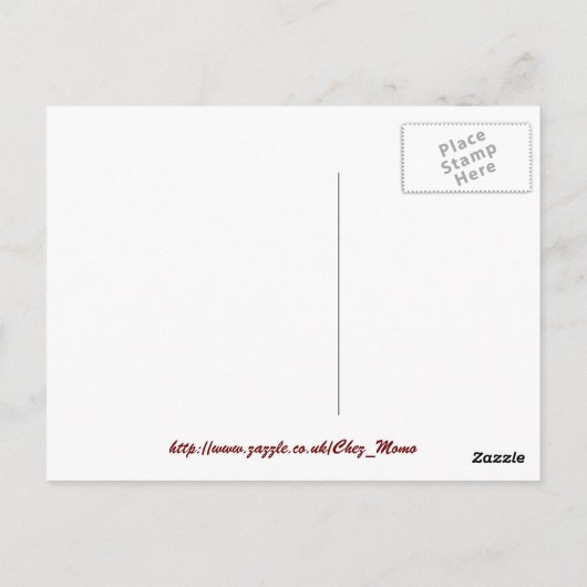 秋色4 ポストカード (裏面)