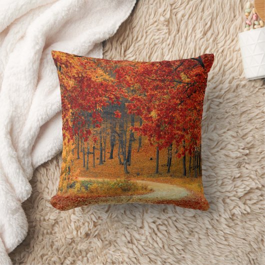 秋色 クッション (ブランケット)