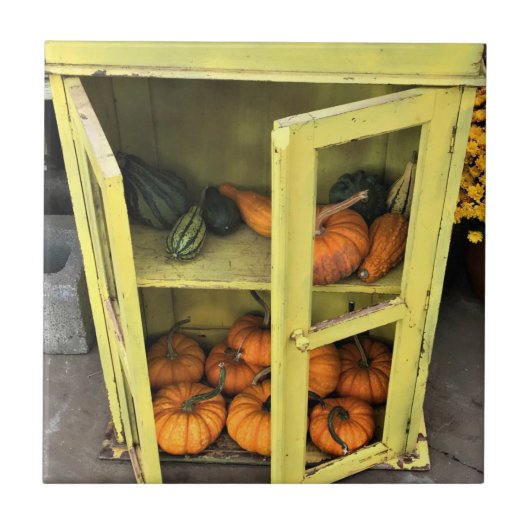 秋色 タイル (正面)