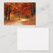 秋色 ノートカード (正面/裏面)