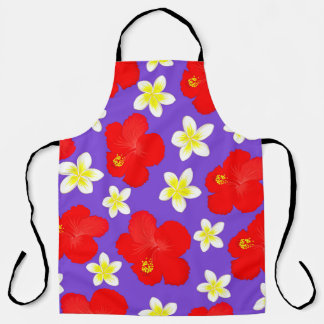 秋色。抽象芸術シームレスな手の型 エプロン