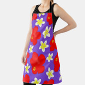 秋色。抽象芸術シームレスな手の型 エプロン (インサイチュ)