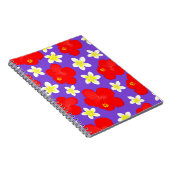 秋色。抽象芸術シームレスな手の型 ノートブック (右側)