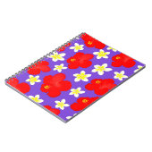 秋色。抽象芸術シームレスな手の型 ノートブック (左側)