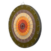 秋色 – 赤オレンジ黄丹緑 ダーツボード (正面右)