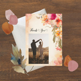 秋花サンキューカード サンキューカード