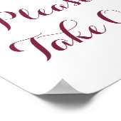 秋花ポスターオレンジ ポスター (角)