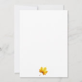 秋花嫁インアティニビットマルティーニブライダルシャワー 招待状 (裏面)