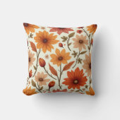 秋花枕クッション クッション (正面)