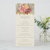 秋花模様感謝祭フラット4コース メニュー (スタンド正面)