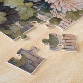 秋花菊パズル110個。20.32cm x 25.4cm ジグソーパズル (側面)