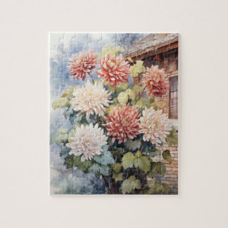 秋花菊パズル110個。20.32cm x 25.4cm ジグソーパズル