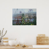 秋花 ポスター (キッチン)