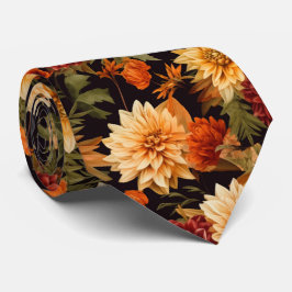 秋花No.4オンブラック ネクタイ