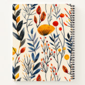 秋草及び野草フローラ ノートブック (裏面)