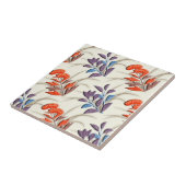 秋草文様 タイル (側面)