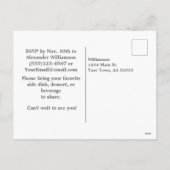 秋菊ファミリー懇親会カード シーズンポストカード (裏面)